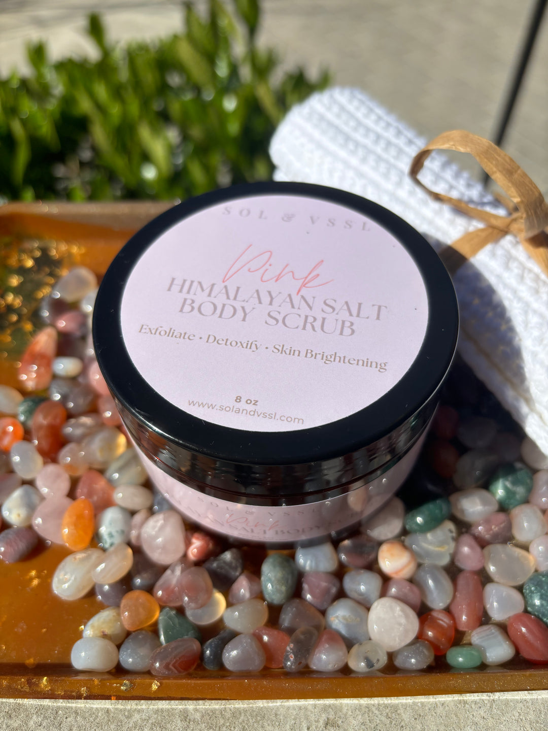 Pink Himalayan Salt Body Scrub